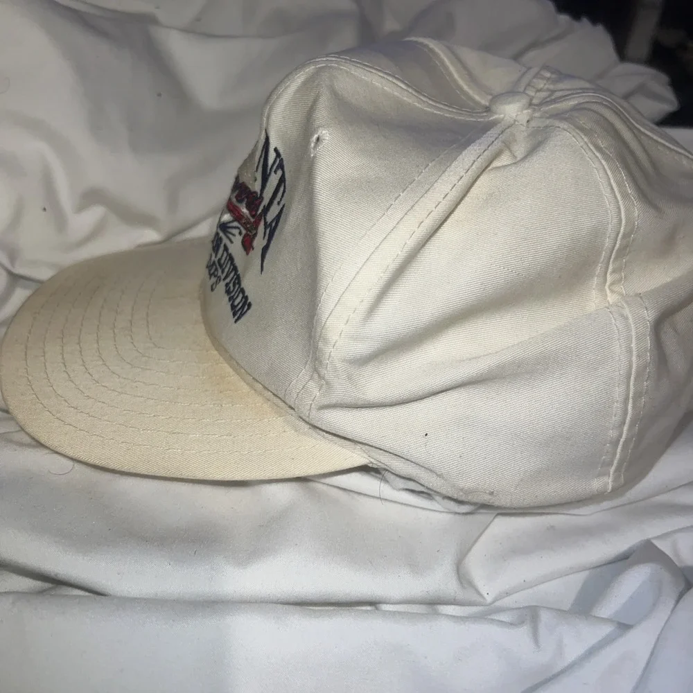 White Atlanta Braves 92' Western Division Champs Hat Designer Award Headwear MLB
